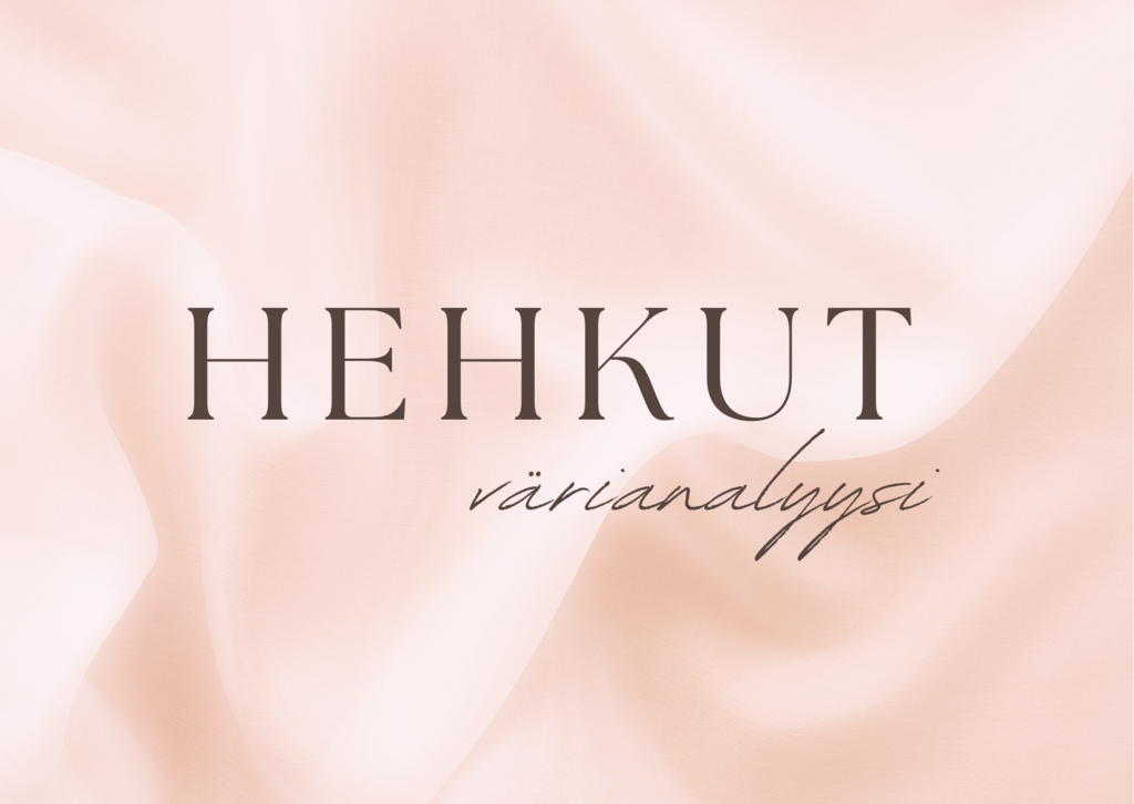 Kuva Hehkut -värianalyysi lahjakortista. 